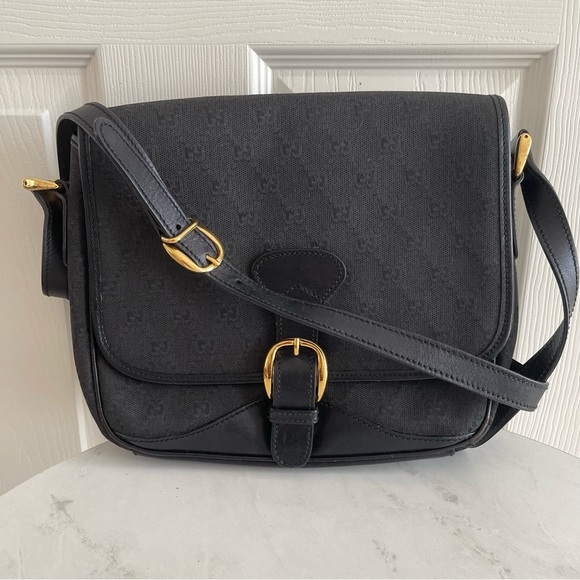 Gucci Handbags - Gucci GG Canvas Crossbody Bag Adjustable Strap